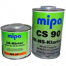 Lakier bezbarwny 2K-HS CS 90 + MS10 / MS25 komplet - Mipa